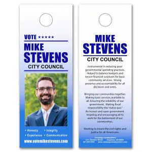 Political Door Hangers / Door Hanger Templates - SET UP ONLY - DH-3