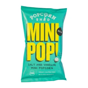 Popcorn Shed Salt & Vinegar Mini Pop! Single Serve Bag 22g (Pack of 24) - KA538