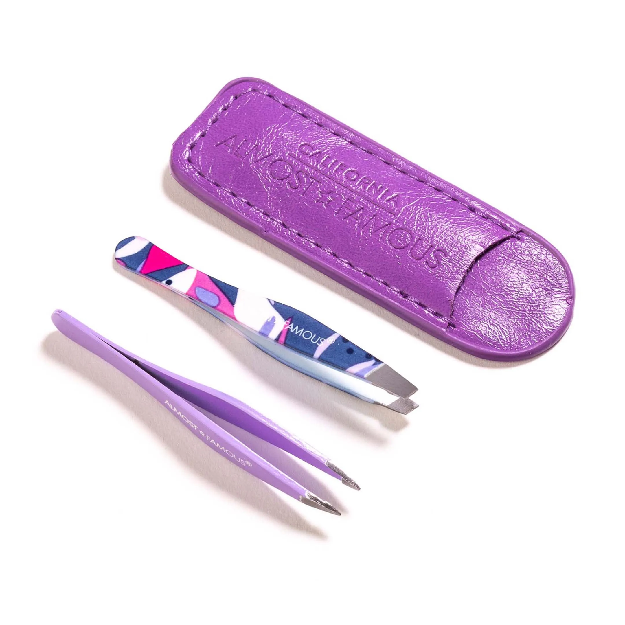 Precision Tweezer Duo (with Genuine Leather Case)