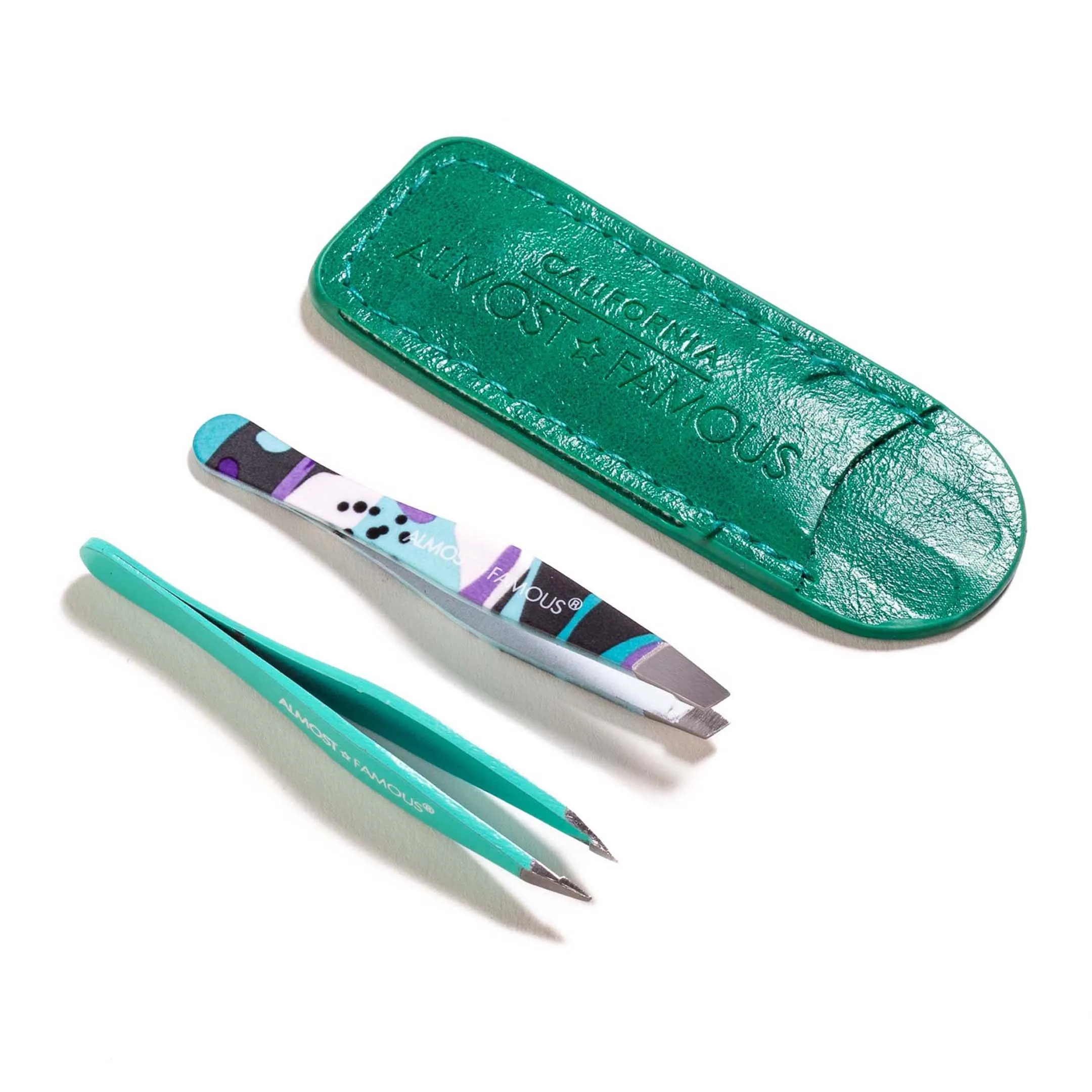 Precision Tweezer Duo (with Genuine Leather Case)