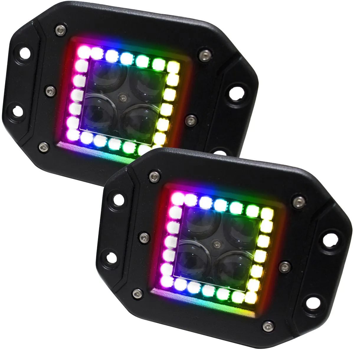 Race Sport RS 3x3 HALO Cube Light Kit - ColorADAPT w/ RGB Multi-Color Functions