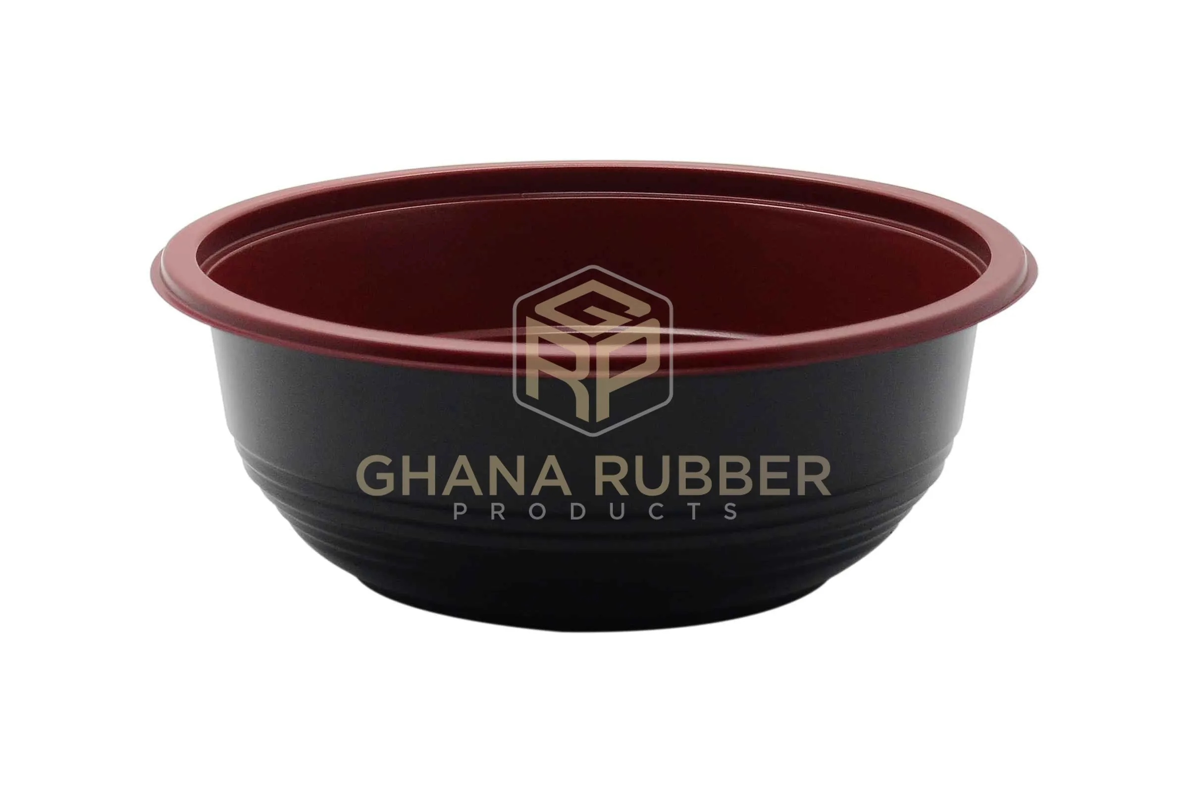 Red & Black Soup Bowl 700ml   Lids