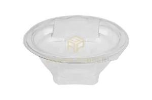 Round Salad Bowls Transparent 250cc