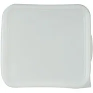 RUBBERMAID Sq LID WHITE fit 12qts, 18qts, 22qts Carb-X Cont and Space Saving Square Cont