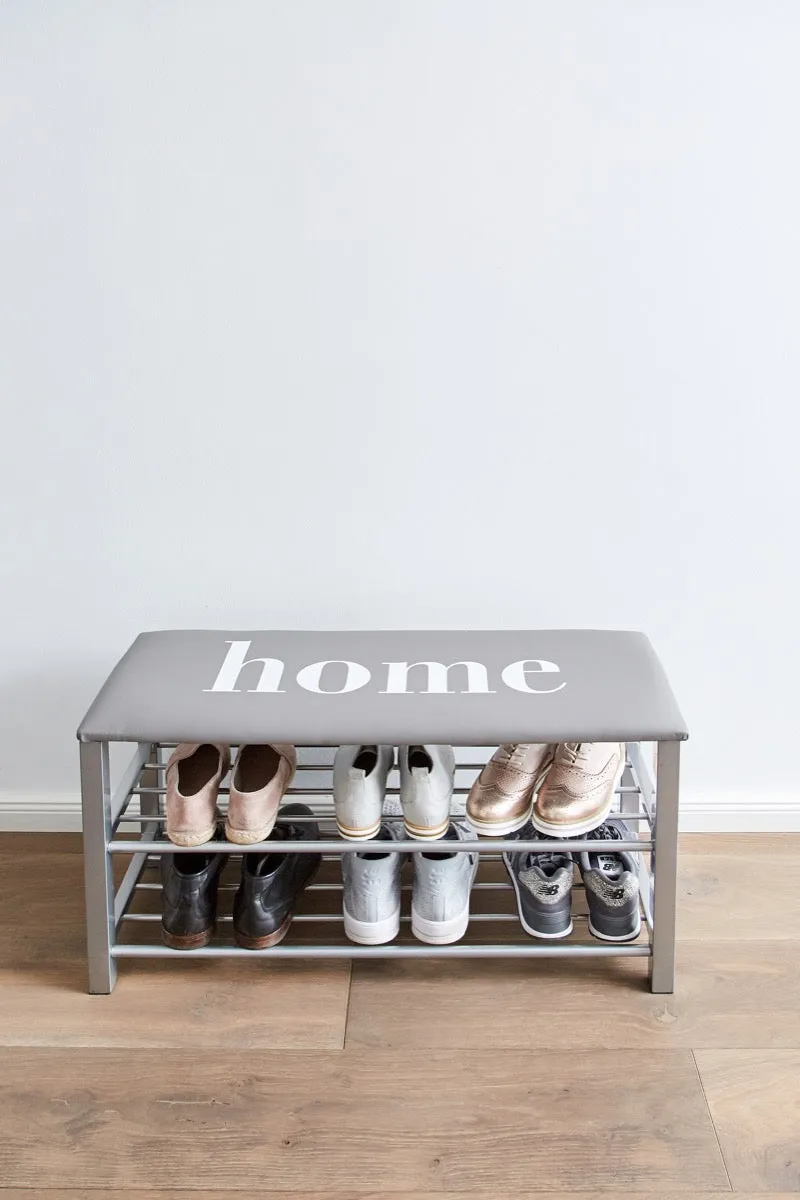 Shoe Rack With Cushion "Home"