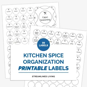 Spice Label Set