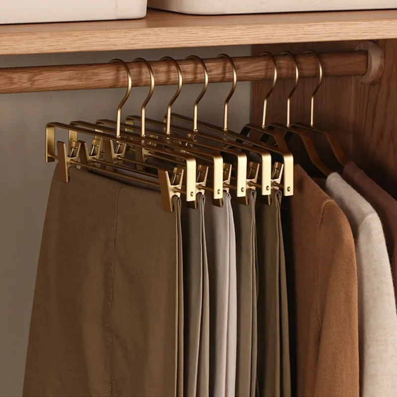 TEEK - 5pcs Metallic Trouser Hangers