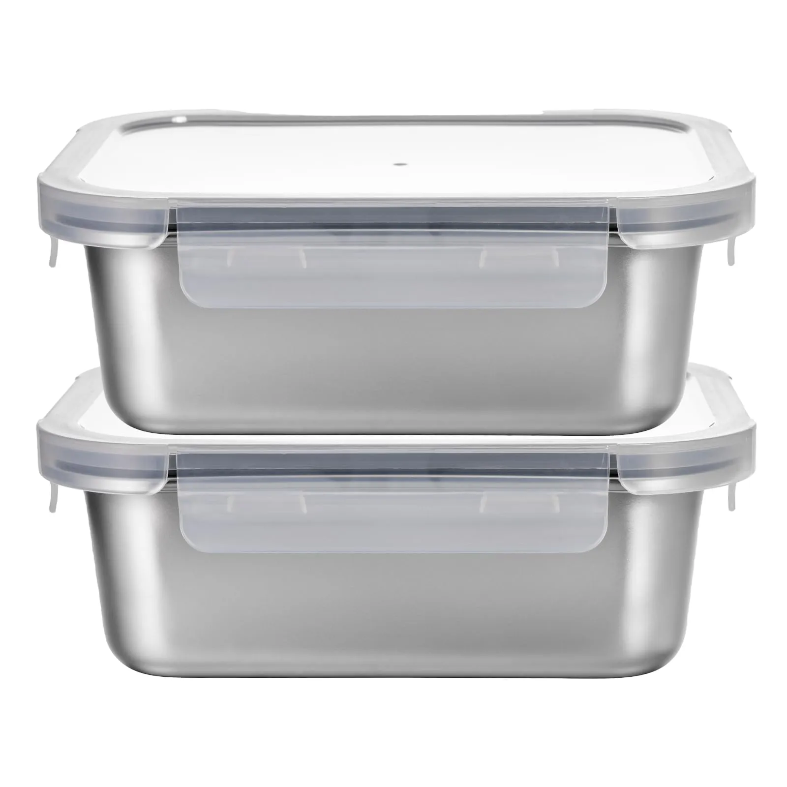 The Better Home 304- Stainless Steel Food Container|Lunch Box |2 pc (800ml Each) Leak-Proof Locking Lids containers| Lunch Box for Kids Office Men Women | Hot & Cold Food |Tiffin Box