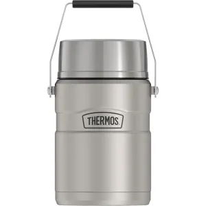 Thermos BIG BOSS STAINLESS KING SK3030MSTRI4 Vacuum Insulated Food Jar with Inner Container, 47 oz Capacity, 5.3 in L :EA: QUANTITY: 1