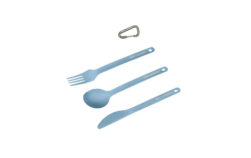 Titanium Spoon, Fork & Knife Set