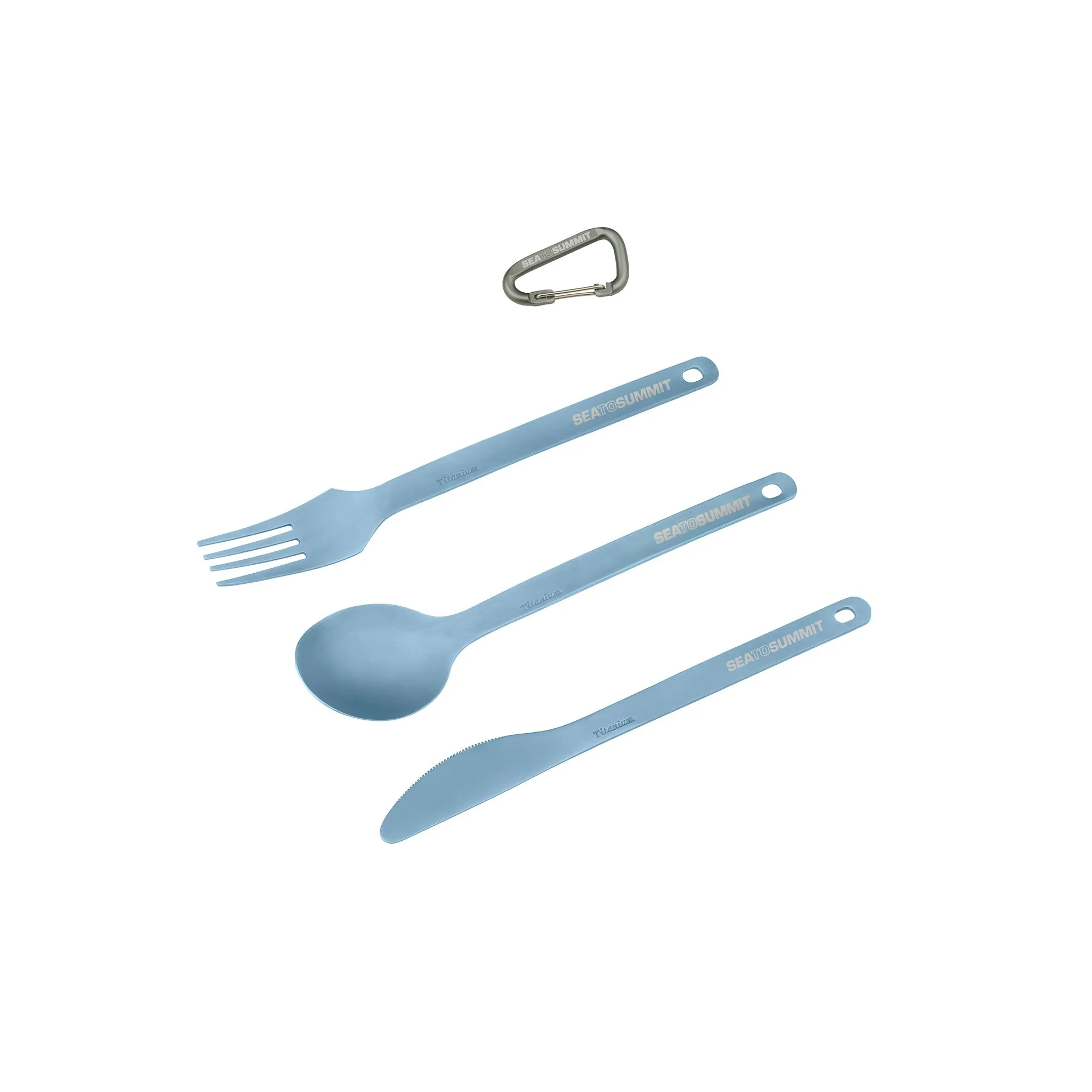 Titanium Spoon, Fork & Knife Set