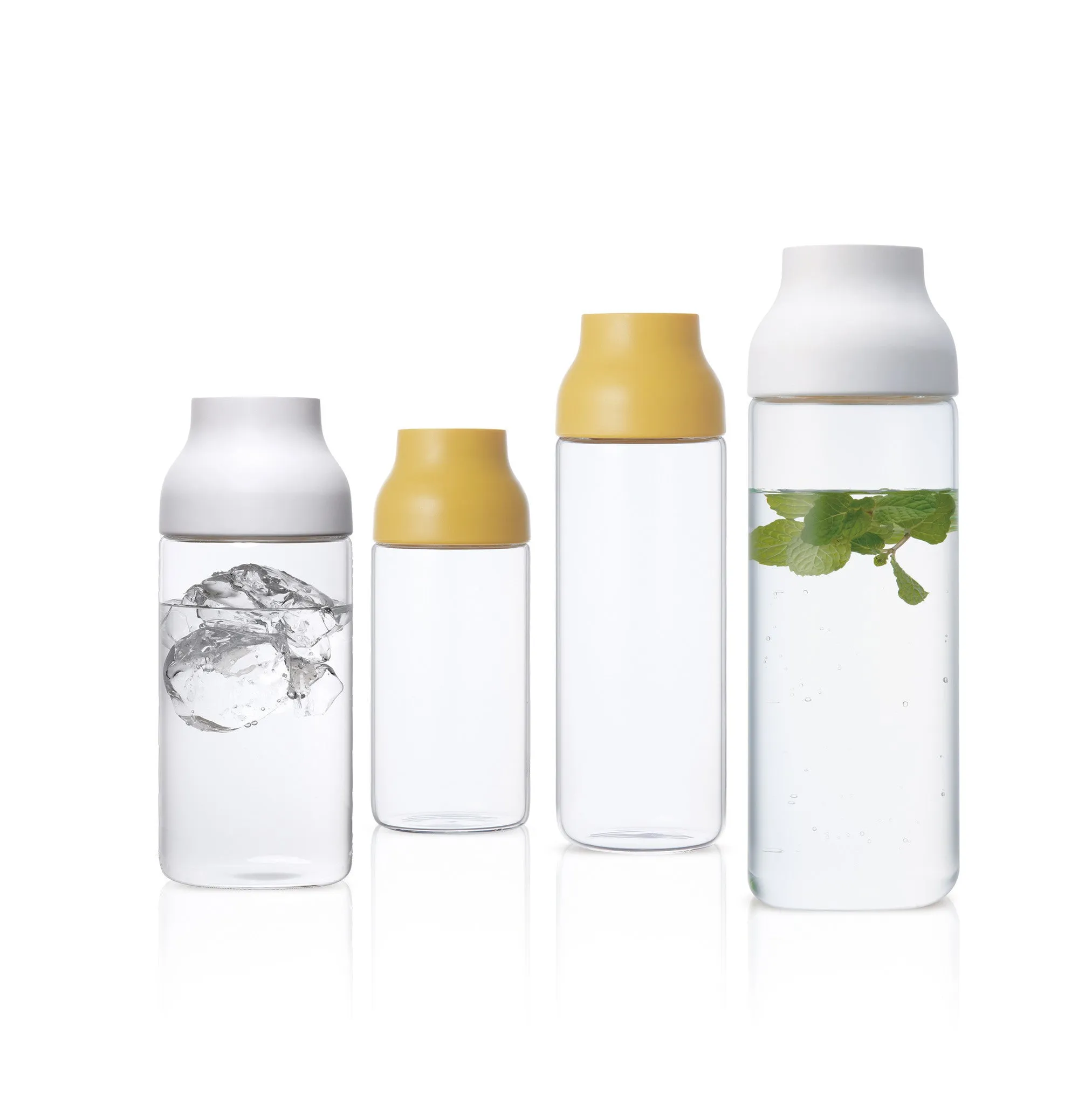 Water Jug: KINTO Capsule - White, available in 2 sizes