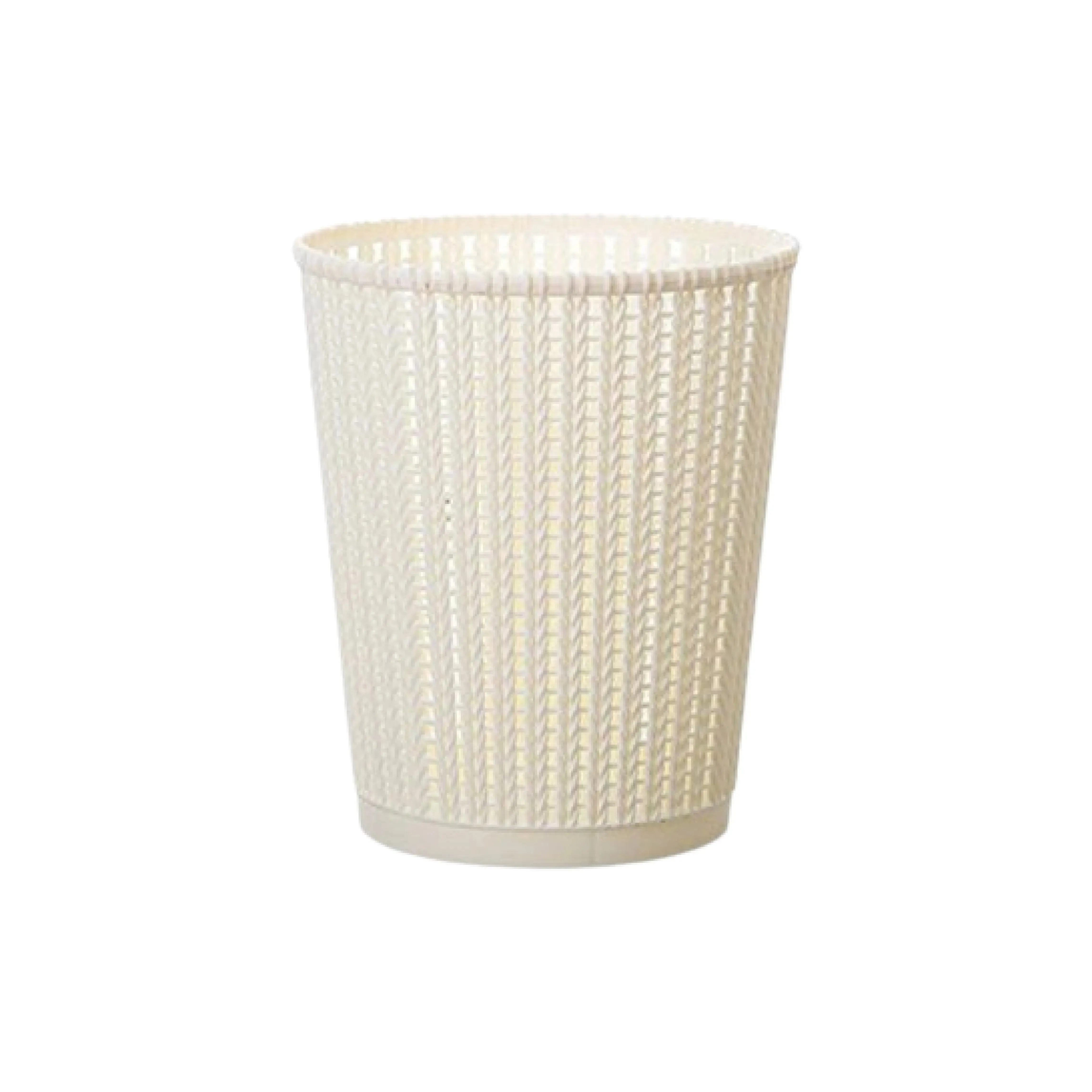 Weaving Rattan Dustbin | Designer Waste Bin | 8L | Multiple Colours | Trash Bin | Kitchen Bin