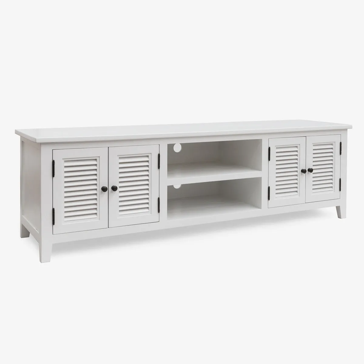 White TV Unit Four Door