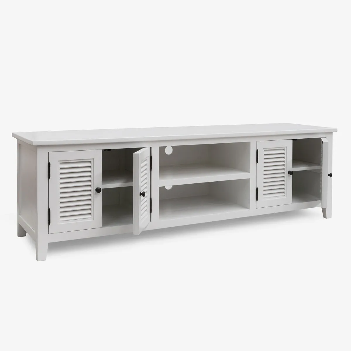 White TV Unit Four Door