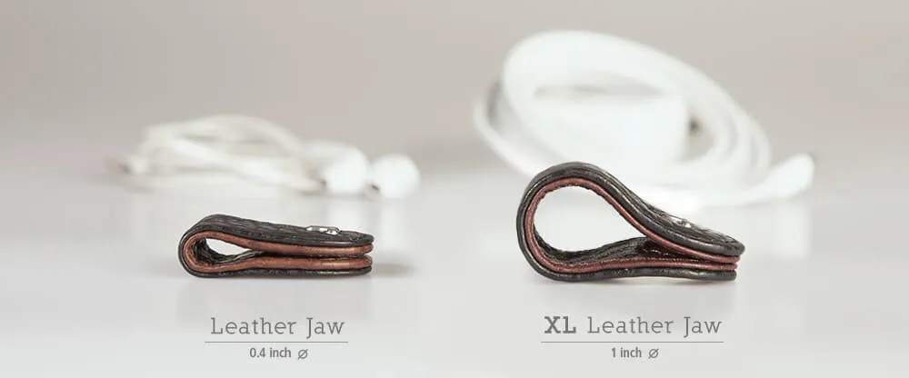 XL Leather Jaws Cable Holder